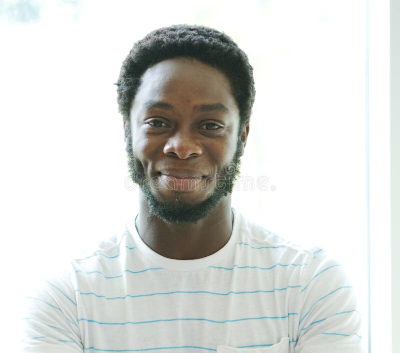 Profile of African male stock image. Image of expression 51256375