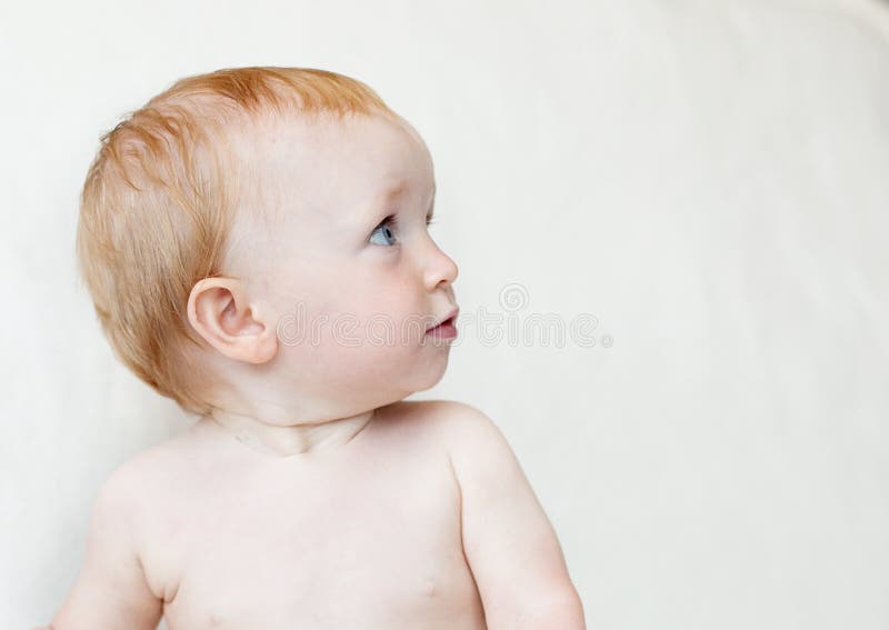 Profile of a Baby Boy stock photo. Image of adorable 16183002
