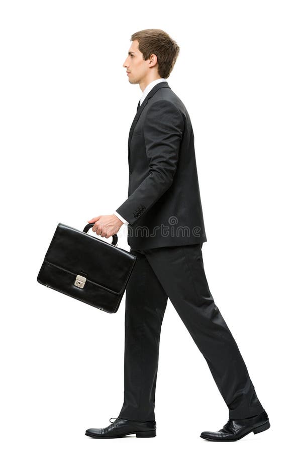 Businessman with Briefcase stock image. Image of formal - 10545547