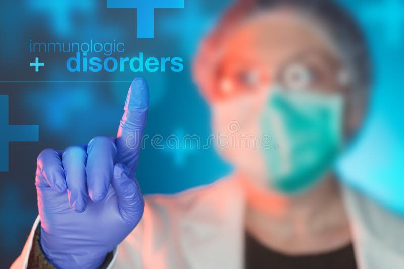 Profissional médico dos cuidados médicos do imunologista ou do allergist foto de stock royalty free Profissional médico dos cuidados médicos do imunologista ou do allergist foto de stock royalty free