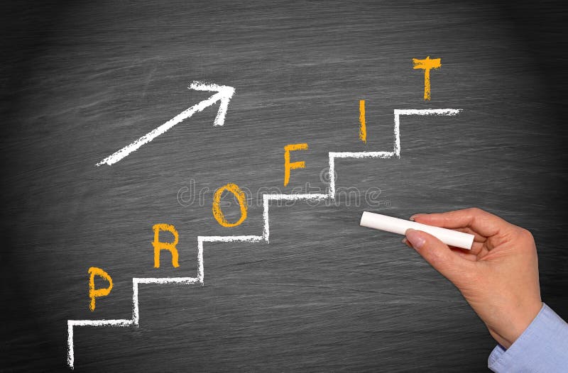 Profit - Business and Finance Concept stock image