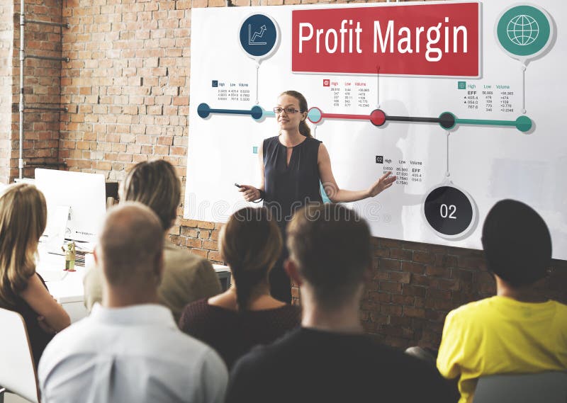 Profit Margin Finance Income Revenue Costs Sales Concept