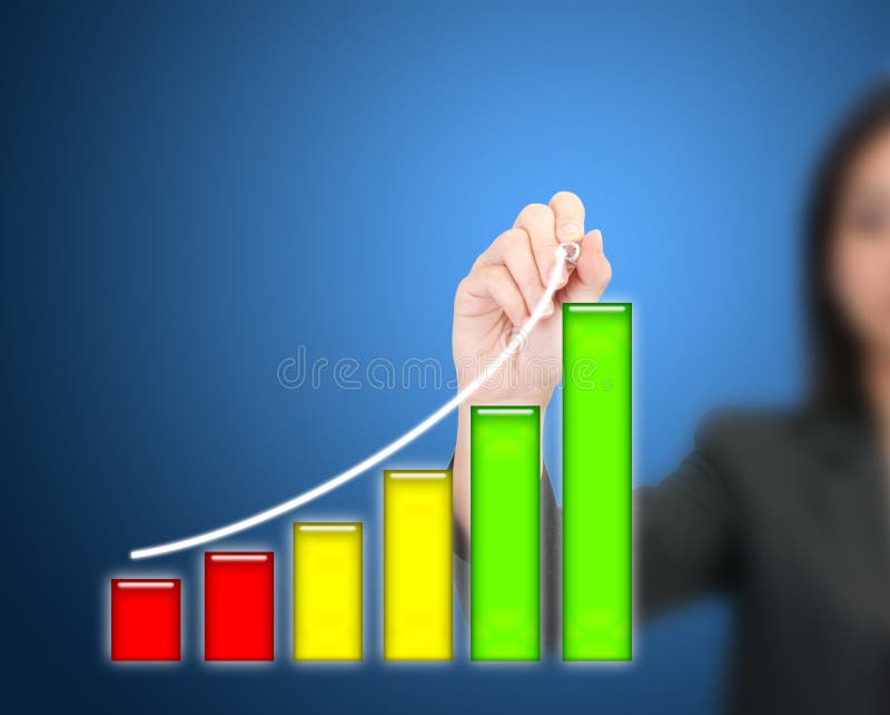 Profit up stock photography