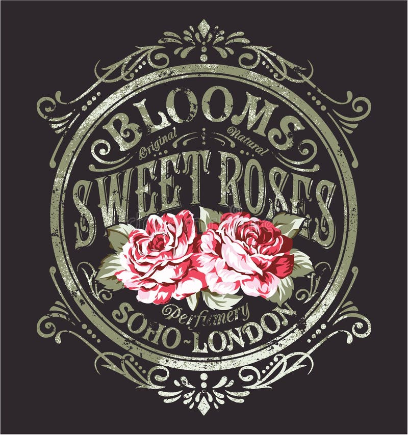 Profumo dolce delle rose illustrazione vettoriale Profumo dolce delle rose illustrazione vettoriale