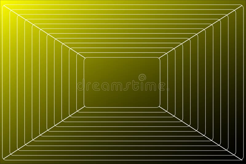Profundidad Virtual 3 D Ilusión Con Figura Geométrica Cuadrada Ilustración  del Vector - Ilustración de wallpapers, cuadrados: 184103526