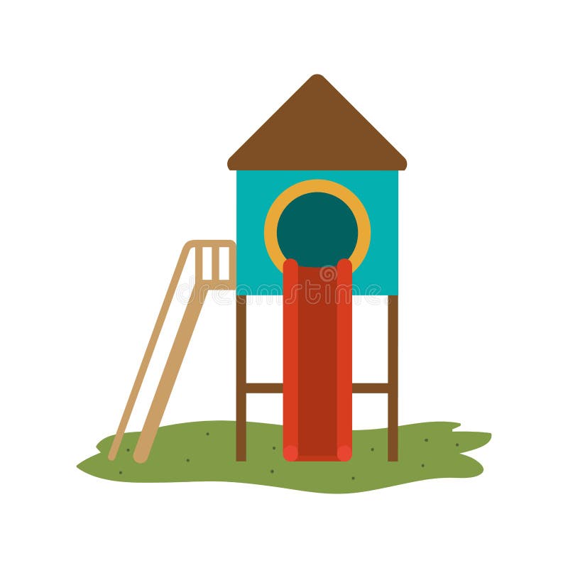 Progettazione del campo da giuoco dei bambini illustrazione vettoriale Progettazione del campo da giuoco dei bambini illustrazione vettoriale