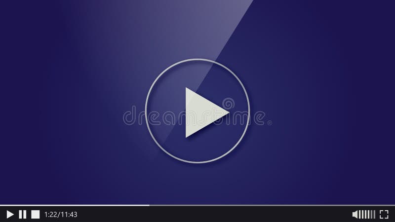 Progettazione del riproduttore video Barra del gioco di media di film dell'interfaccia royalty illustrazione gratis Progettazione del riproduttore video Barra del gioco di media di film dell'interfaccia royalty illustrazione gratis