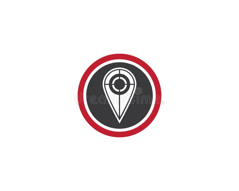 Progettazione dell'illustrazione dell'icona di vettore del modello di logo del punto di posizione illustrazione di stock Progettazione dell'illustrazione dell'icona di vettore del modello di logo del punto di posizione illustrazione di stock