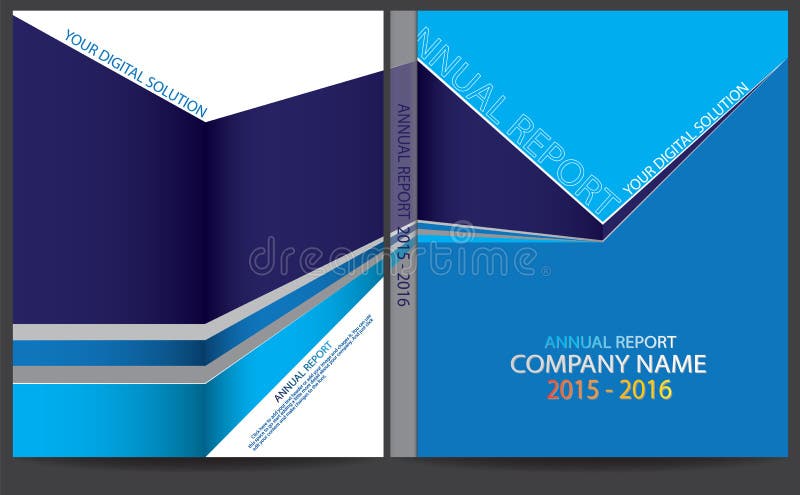 Download Progettazione Della Copertura Del Rapporto Annuale Illustrazione Vettoriale - Illustrazione di advertise, libretto: 56884721
