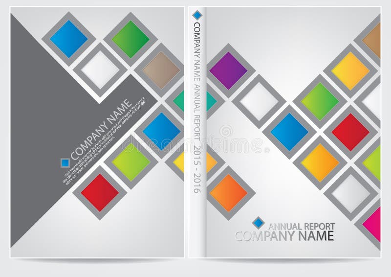 Download Progettazione Della Copertura Del Rapporto Annuale Illustrazione Vettoriale - Illustrazione di moderno, scomparto: 56885135