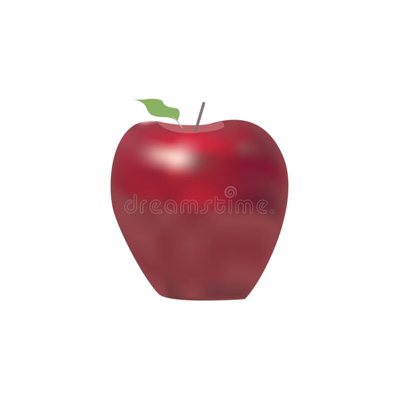 Progettazione di logo di Apple Logo o icona della frutta illustrazione vettoriale Progettazione di logo di Apple Logo o icona della frutta illustrazione vettoriale