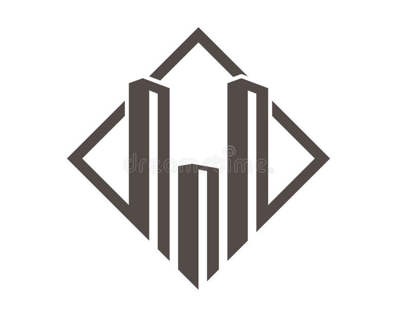 Progettazione di logo della costruzione e della propriet? illustrazione vettoriale Progettazione di logo della costruzione e della propriet? illustrazione vettoriale