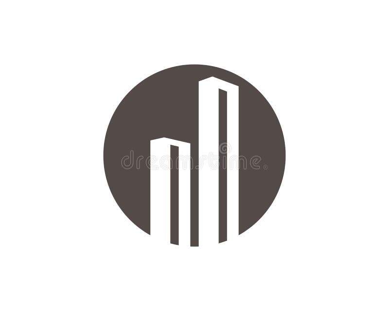 Progettazione di logo della costruzione e della propriet? illustrazione vettoriale Progettazione di logo della costruzione e della propriet? illustrazione vettoriale