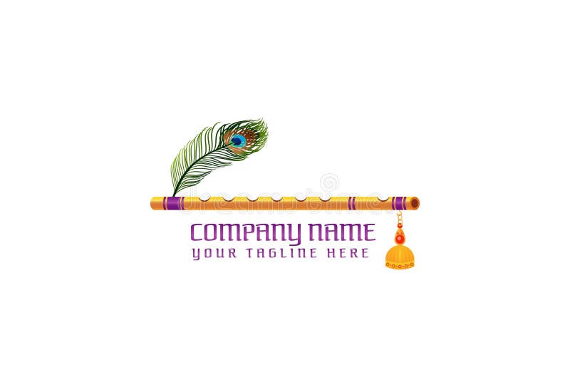 Progettazione di logo della flauto royalty illustrazione gratis Progettazione di logo della flauto royalty illustrazione gratis