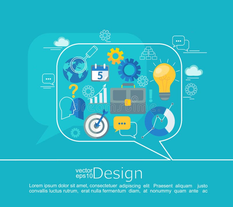 Progettazione di massima consultantesi illustrazione vettoriale Progettazione di massima consultantesi illustrazione vettoriale