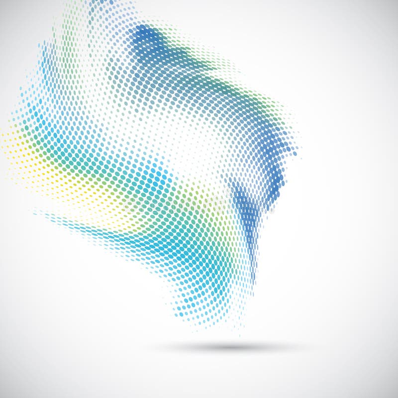 Progettazione di semitono astratta dei punti royalty illustrazione gratis Progettazione di semitono astratta dei punti royalty illustrazione gratis