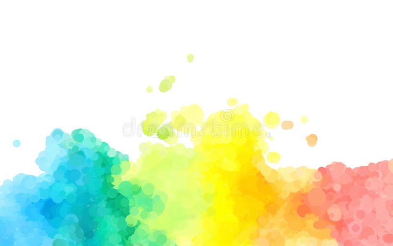Progettazione grafica punteggiata fondo variopinto astratto dell'acquerello illustrazione di stock