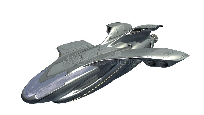 3d illustration of futuristic military spacecraft or surveillance drone for fantasy games, science fiction backgrounds or interstellar deep space travel, with the clipping path included in the file. 3d illustration of futuristic military spacecraft or surveillance drone for fantasy games, science fiction backgrounds or interstellar deep space travel, with the clipping path included in the file.