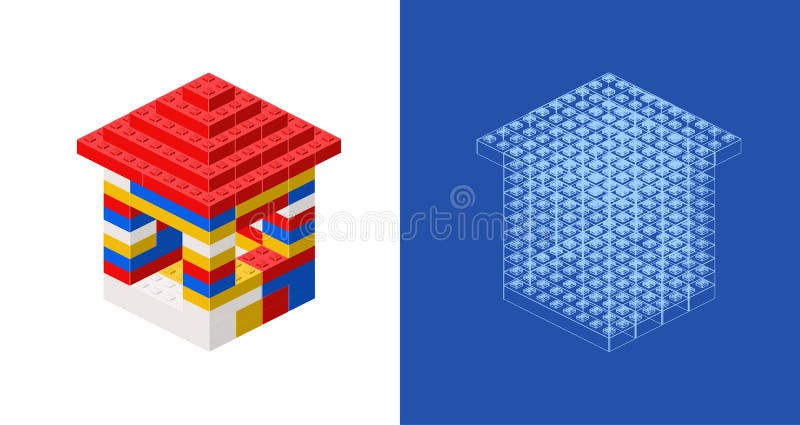 Progetto di progettazione e implementazione. vettore. illustrazione vettoriale.