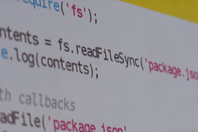 Java program code on projector screen at programming class. Programming coding script java stock images, royalty-free photos and pictures