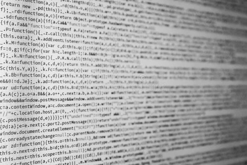 Program code on light background. Selective focus. Development javascript code stock images, royalty-free photos and pictures