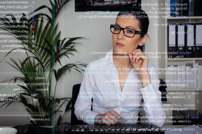Programador de computador novo imagem de stock Programador de computador novo imagem de stock