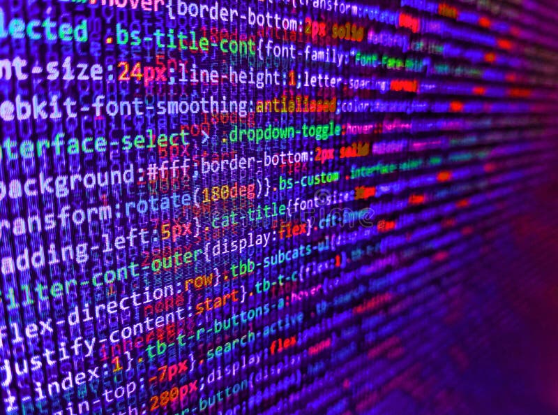 Programing Workflow Abstract Algorithm Concept. Css3 Code on a Colorful  Background. Mobile App Building Stock Image - Image of internet, data:  244931073