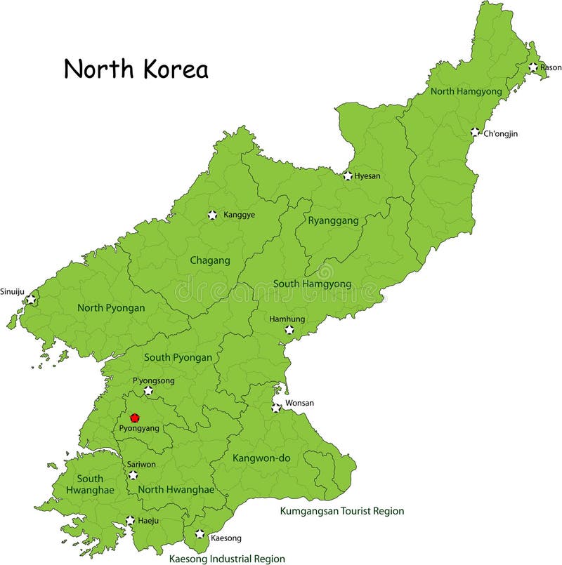 Programma del Korea di Nord illustrazione di stock