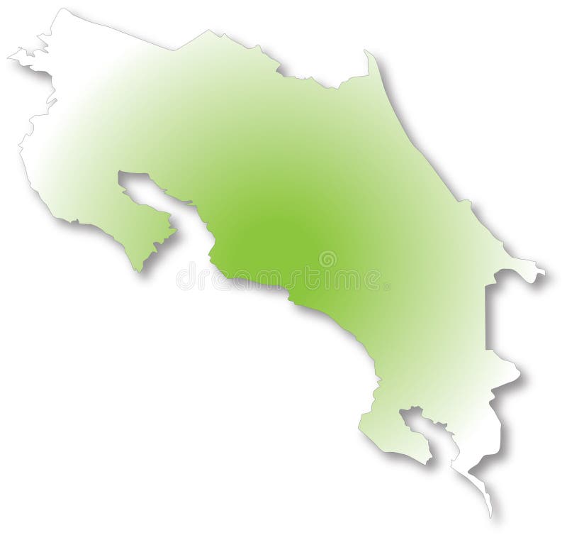 Programma della Costa Rica illustrazione di stock