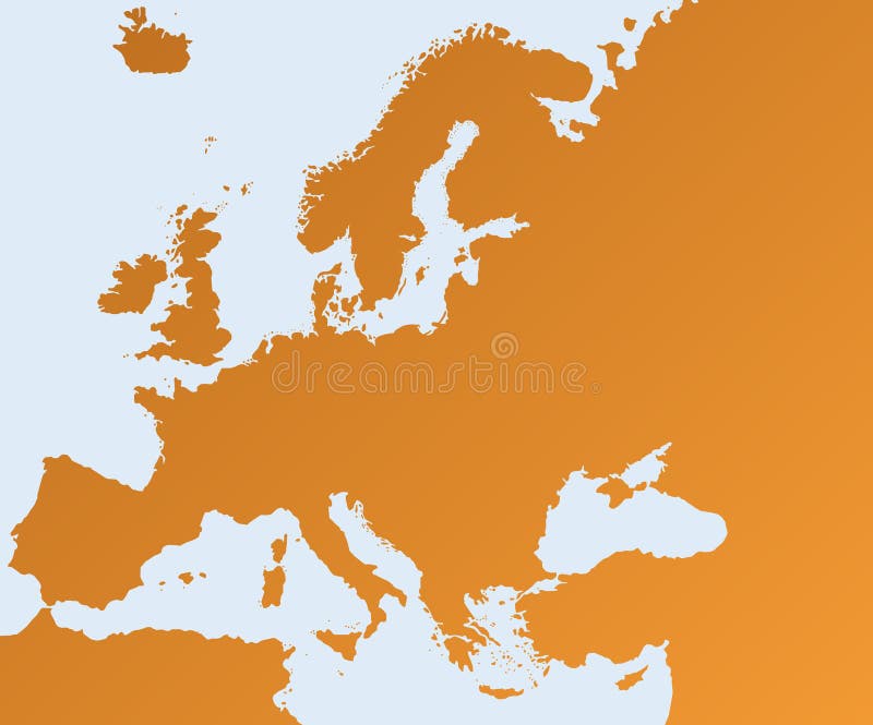 Programma di Europa illustrazione di stock