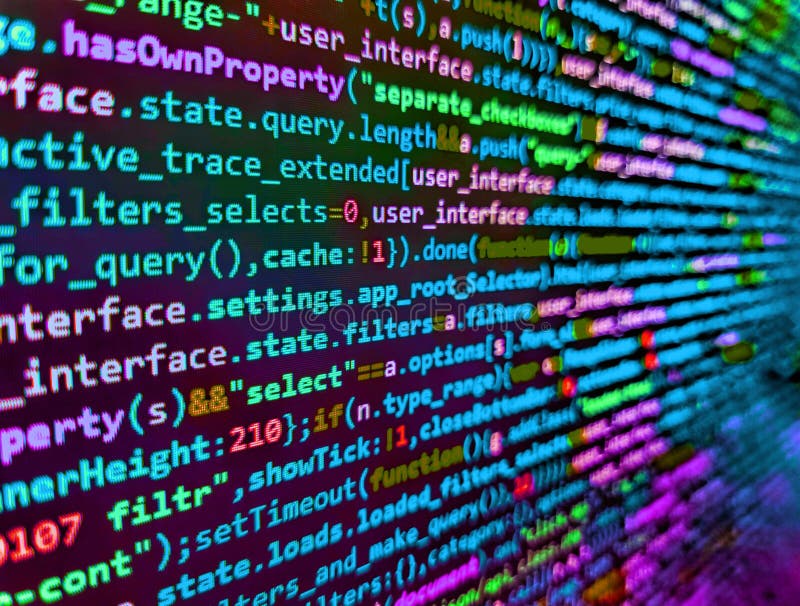 Programmatore digita nuove righe di codice html. visualizzazione flusso di accesso ai bit di database. scrittura del codice del pr fotografia stock