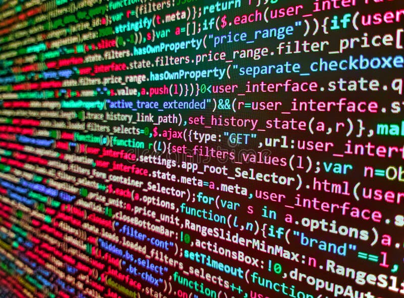 Programmazione di un concetto di algoritmo astratto del flusso di lavoro. codice php su sfondo blu nell'editor di codice. codice d immagine stock libera da diritti