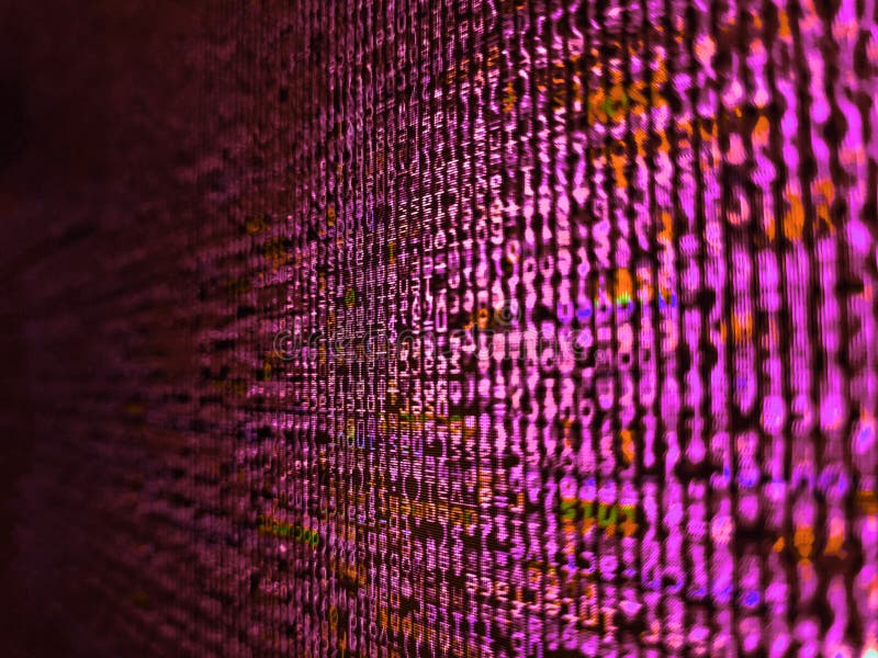 Programmazione di un concetto di algoritmo astratto del flusso di lavoro. visualizzazione flusso di accesso ai bit di database. pr fotografia stock