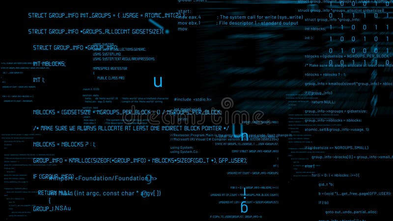 Programmazione visiva e codifica di software futuri royalty illustrazione gratis