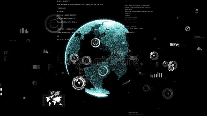 Programmazione visiva e codifica di software futuri royalty illustrazione gratis