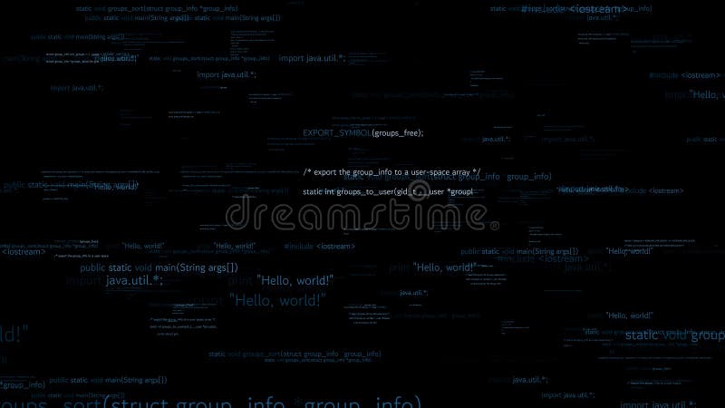 Programmazione visiva e codifica di software futuri royalty illustrazione gratis