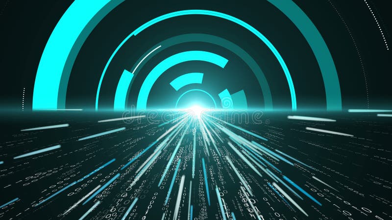 Programmazione visiva e codifica di software futuri illustrazione vettoriale