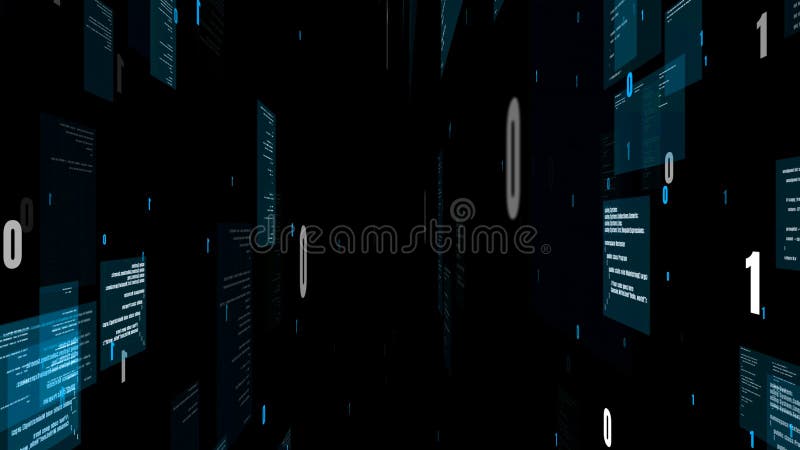 Programmazione visiva e codifica di software futuri royalty illustrazione gratis