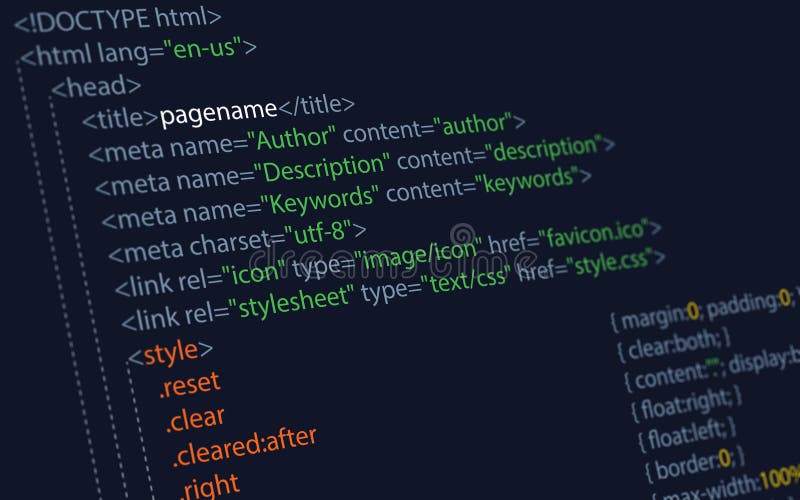 Programmcode vektor abbildung