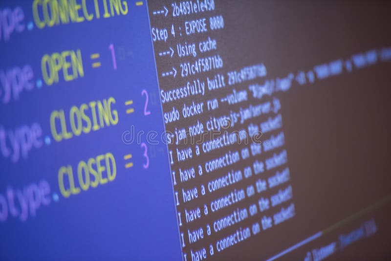 Java-Programmcode auf Laptopschirm