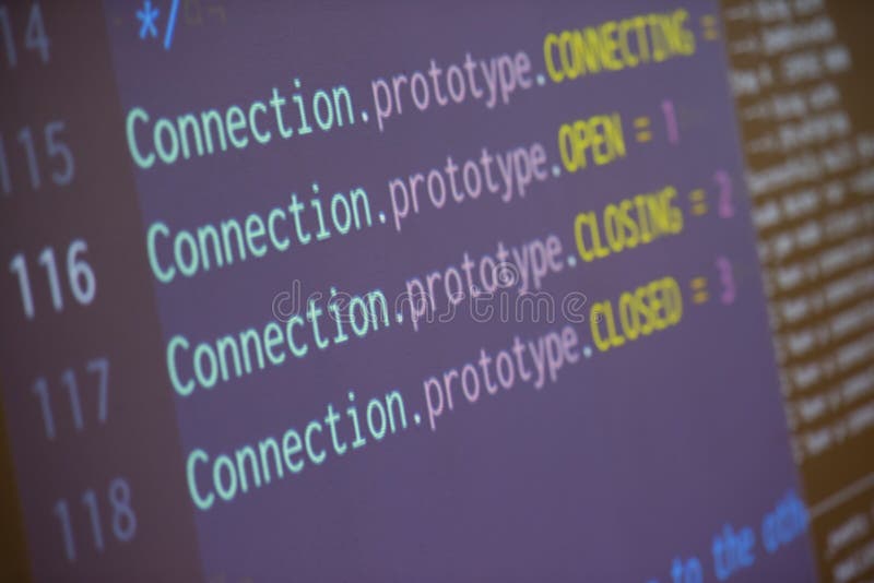 Java-Programmcode auf Laptopschirm
