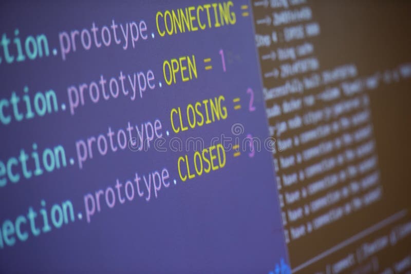 Java-Programmcode auf Laptopschirm