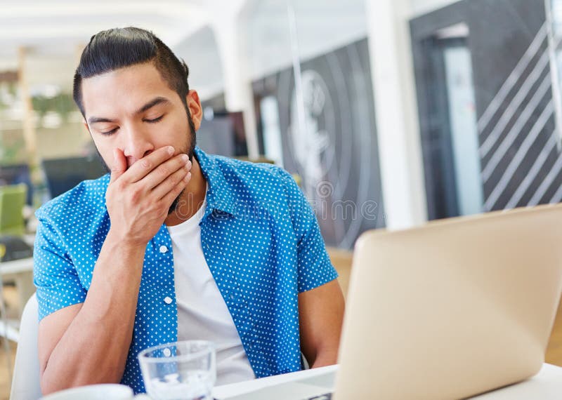 Programmer working overtime royalty free stock image