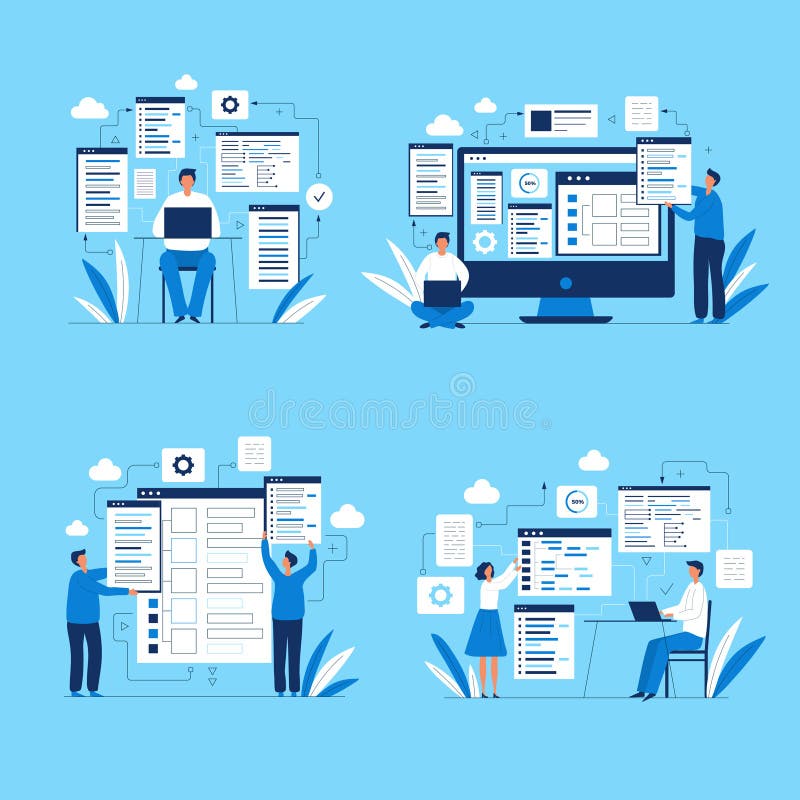 Programmers Characters Stock Illustrations – 327 Programmers Characters ...