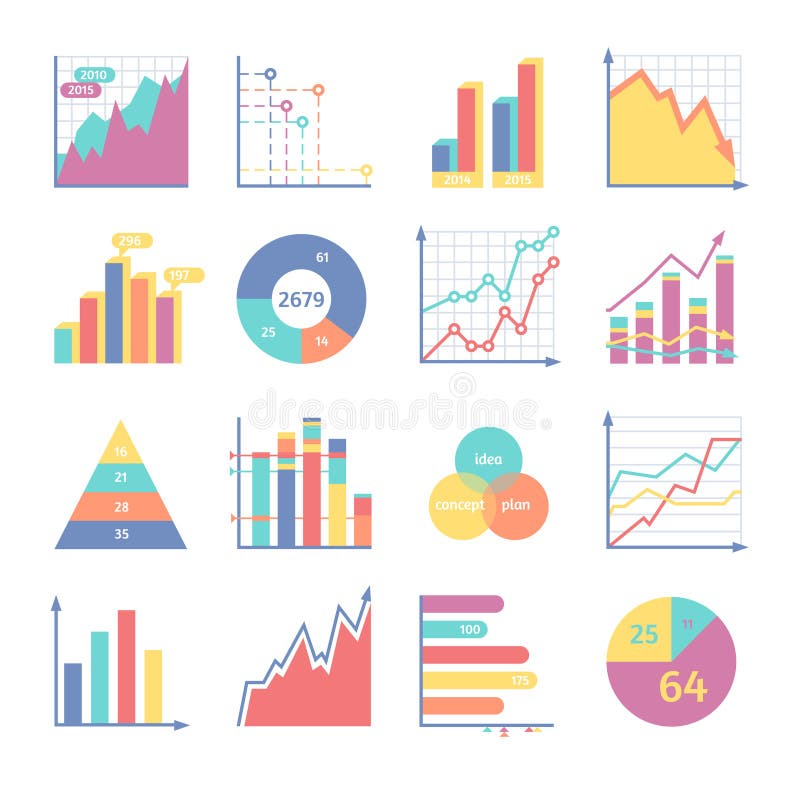 Programmi per le illustrazioni di affari illustrazione di stock