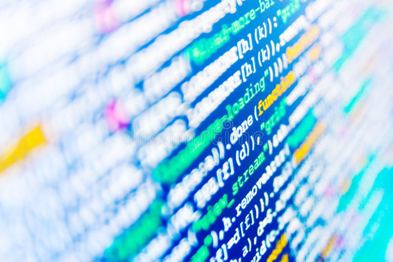 Programmiercodeschreiben Computerprogrammvorschau Innovatives Startprojekt Abstrakter Quellcodehintergrund lizenzfreie stockfotos Programmiercodeschreiben Computerprogrammvorschau Innovatives Startprojekt Abstrakter Quellcodehintergrund lizenzfreie stockfotos