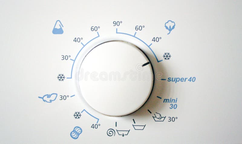 Detail of a washing machine. Detail of a washing machine
