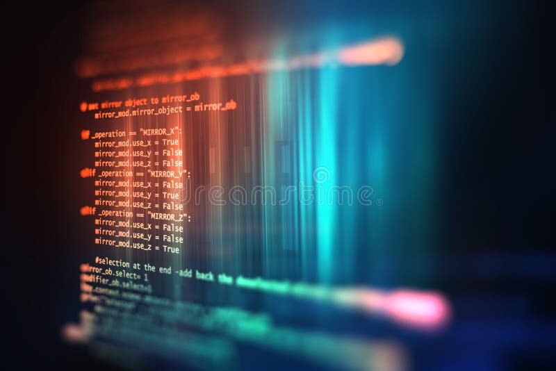 Programming Code Abstract Technology Background of Software Developer ...