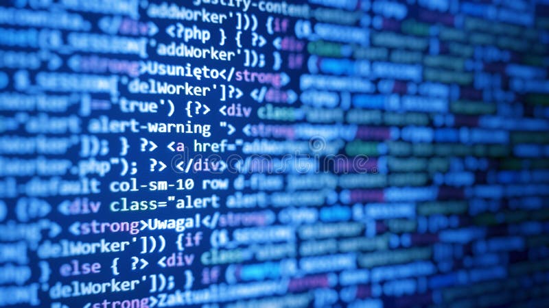 Programming Code Abstract Technology Background of Software Stock Photo -  Image of computer, concept: 173054018