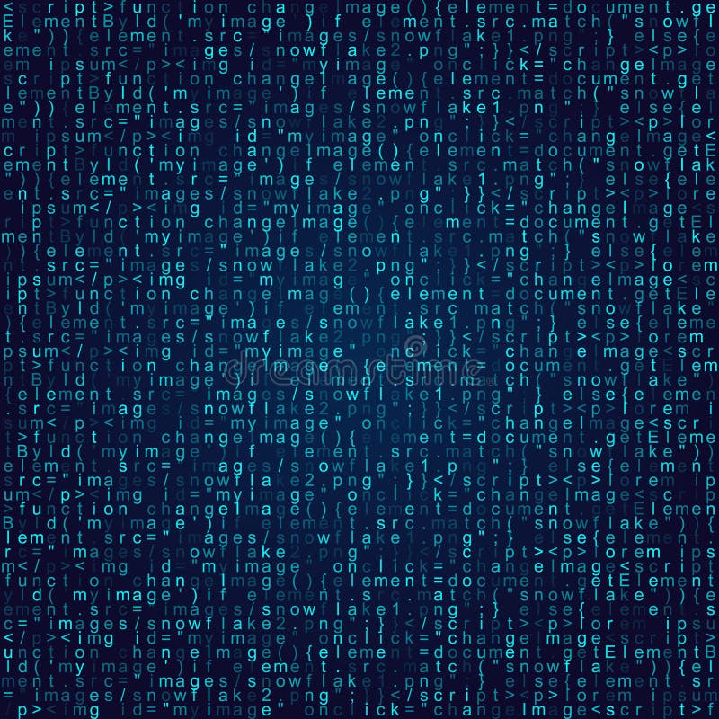 Programming Code Background Stock Vector - Illustration of random ...